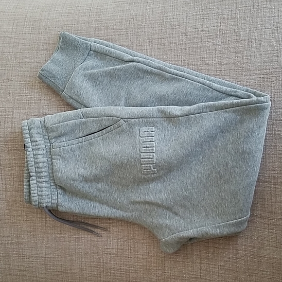 Puma Pants - Puma Gray Sweat Pants / Joggers